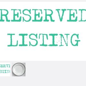 Reserved for Allison !